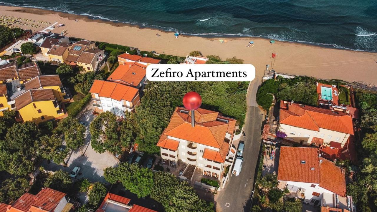 Zefiro Apartments San Vincenzo Luaran gambar